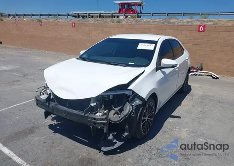 2016 Toyota Corolla S Plus из США, поврежденный, VIN 5YFBURHE9GP442969